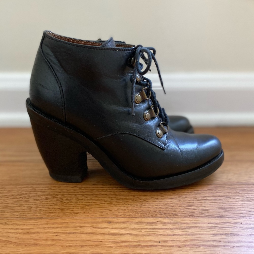 Rachel Comey Anthropologie Lace Up Boot Bootie